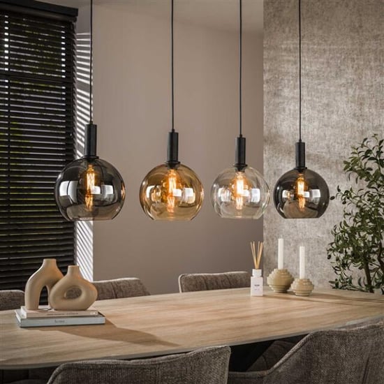 Hoyz hanglamp sfera tricolore 4-lichts artic - Image 1
