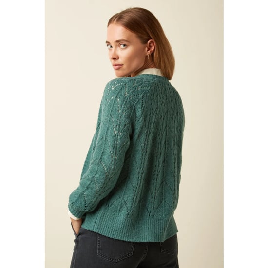 King Louie Blanca cardi orcia vest 09827 smoke green - Image 5