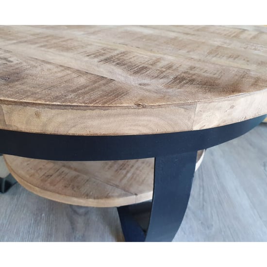 Brix salontafel mark 65x65x33 mangohout - Image 4