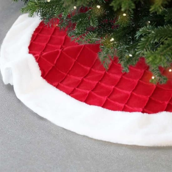 Unique Living kerstboomrok clover 90x90cm - - Image 1