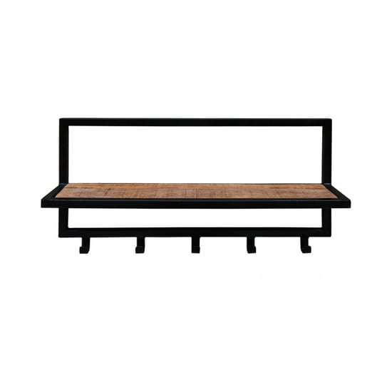 Brix kapstok bono mangohout en gecoat staal 15x70x30 - Image 3