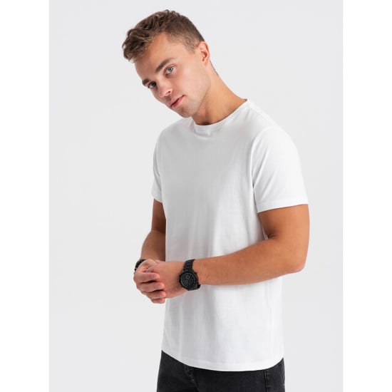Ombre t-shirt heren wit met bies - Image 6