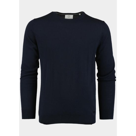 Born with Appetite Pullover rick r-neck pullover merino 00005ri12/4001 navy - Image 1