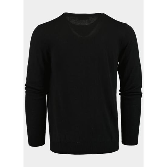 Born with Appetite Pullover rick r-neck pullover merino 00005ri12/9001 black - Image 2
