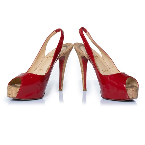 Christian Louboutin lakleren sandalen - Image 6