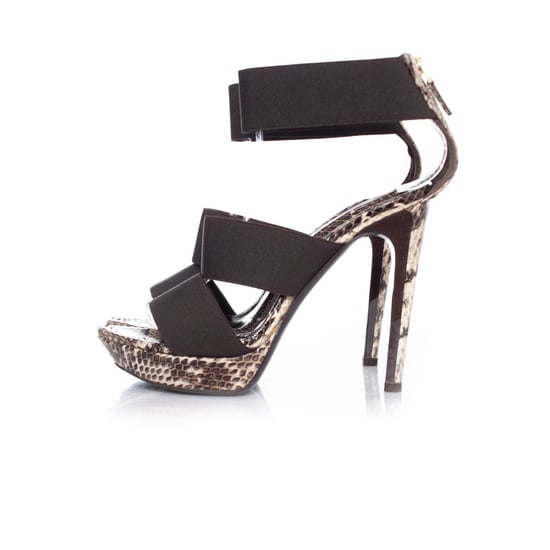 Fendi Python sandaal met elastische bandjes - Image 2