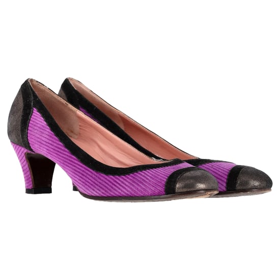 Marc Jacobs Runda Tåpumps i Lila Kordfluga - Image 4