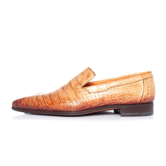 Santoni alligatorleren loafers - Image 2