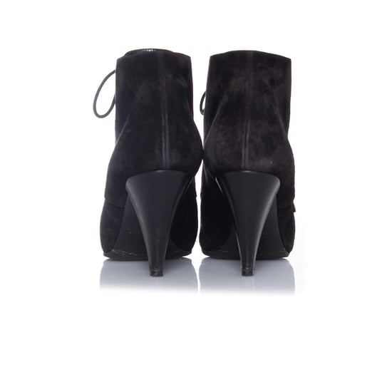 Saint Laurent Suède veter enkellaarsjes - Image 3