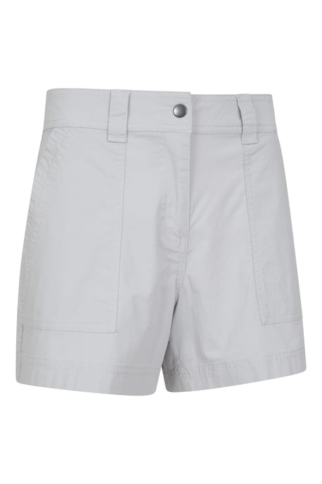 'Coast' Women's Shorty Shorts with Multiple Pockets Breathable Summer Bottoms Light Grey - Image 2