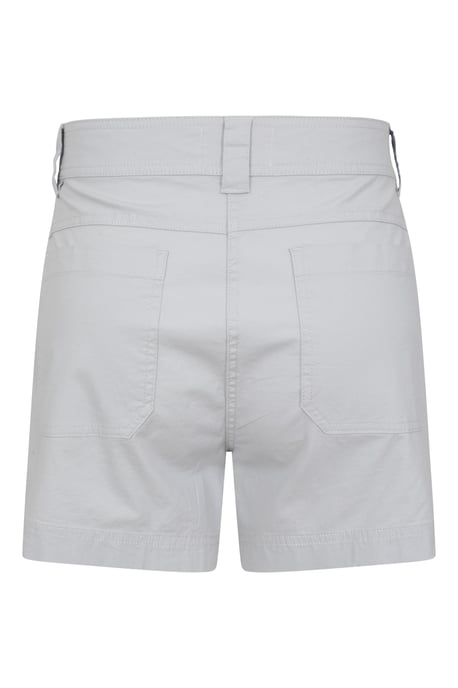 'Coast' Women's Shorty Shorts with Multiple Pockets Breathable Summer Bottoms Light Grey - Image 3