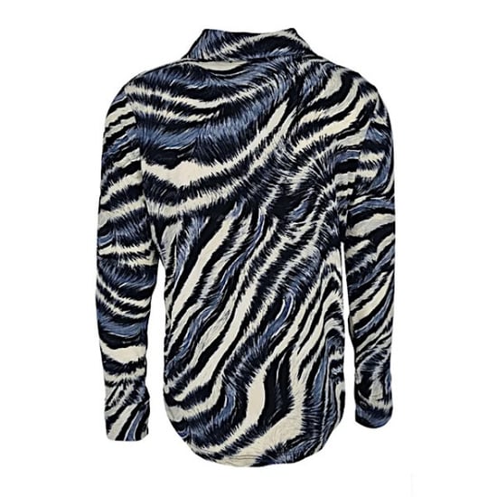 FOS Amsterdam Blouse olivia zebra big grijs - Image 2