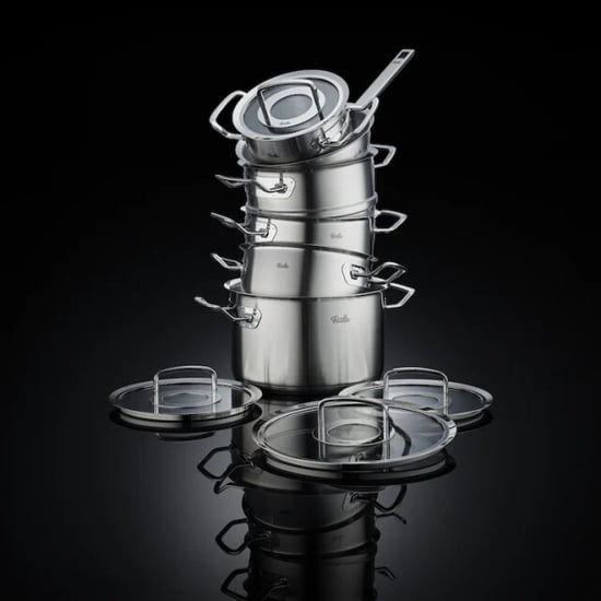 Fissler Original-profi collection 2022 pannenset met steelpan, stoominzet en glasdeksels, 6-delig - Image 4