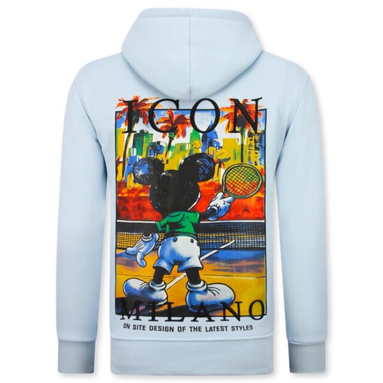 Top-Star Oversized hoodie met capuchon icon milano print - Image 1