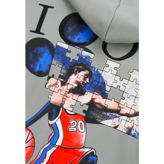Top-Star Oversized hoodie met capuchon icon puzzel milano print - Image 3