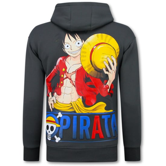 Top-Star Oversized hoodie met capuchon one piece pirata print - Image 1
