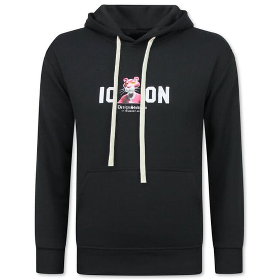 Top-Star Oversized hoodie met capuchon icon panther print - Image 3