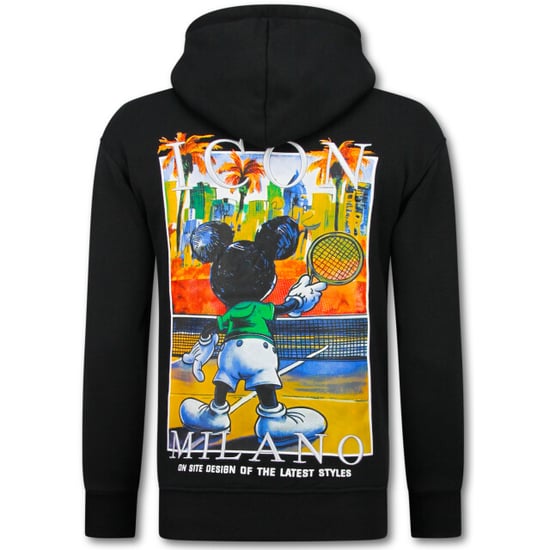 Top-Star Oversized hoodie met capuchon icon milano print - Image 1