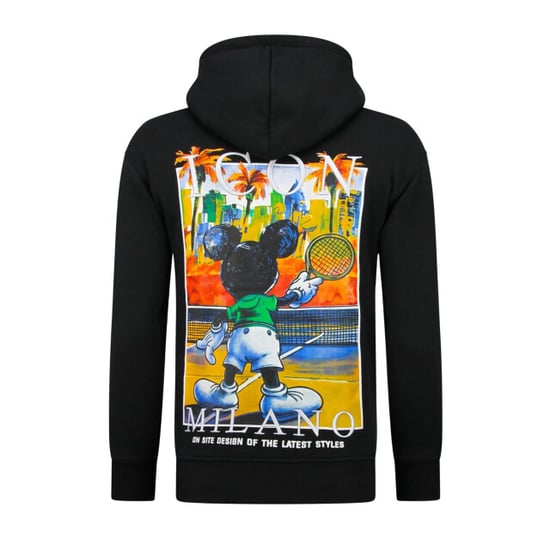 Top-Star Oversized hoodie met capuchon icon milano print - Image 3