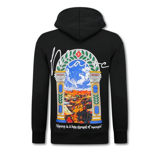 Top-Star Oversized hoodie met capuchon maroc print - Image 2