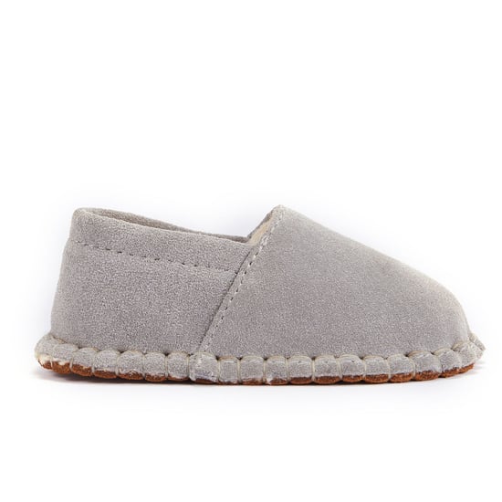 Baby Moc Ice Gray Moccasins - Image 1