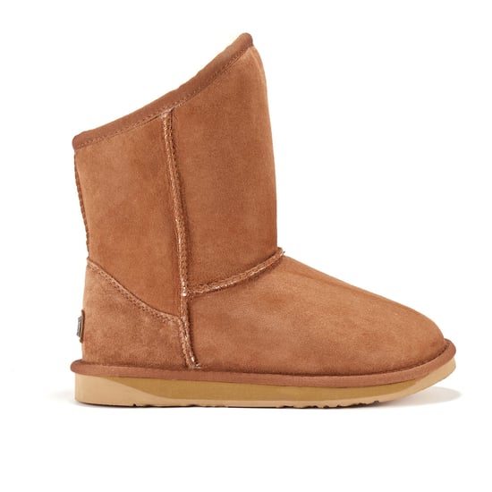 Kids Cosy X Short Chestnut Ankle Boots - Image 1