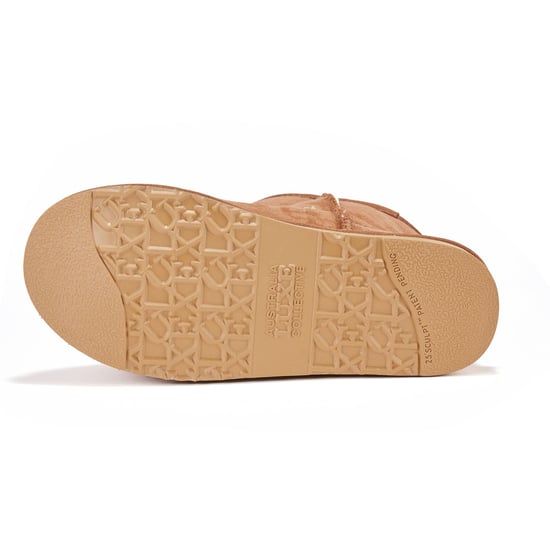 Kids Cosy X Short Chestnut Ankle Boots - Image 5