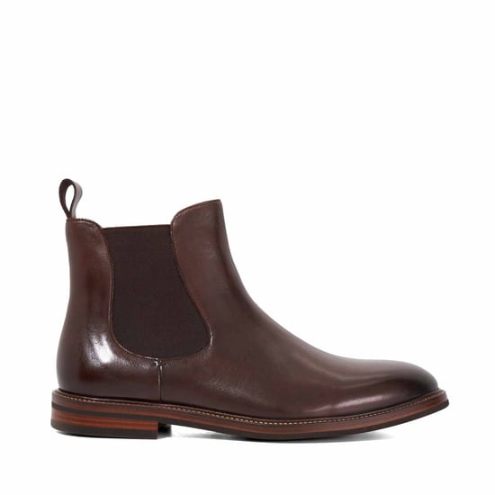 Dune Mens Maisen Wf - Wide Fit Leather Formal Chelsea Boots - Image 2