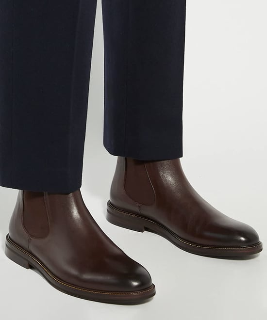 Dune Mens Maisen Wf - Wide Fit Leather Formal Chelsea Boots - Image 3