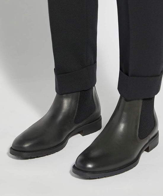 Dune Mens Cohens - Leather Chelsa Boots - Image 3
