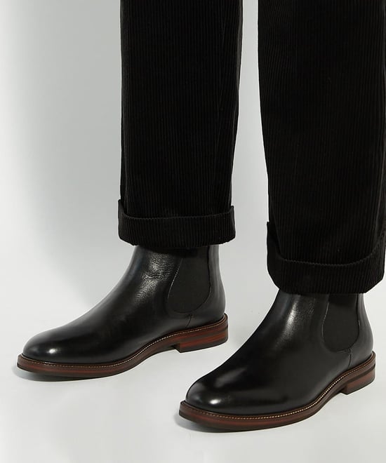 Dune Mens Maisen Wf - Wide Fit Leather Formal Chelsea Boots - Image 3