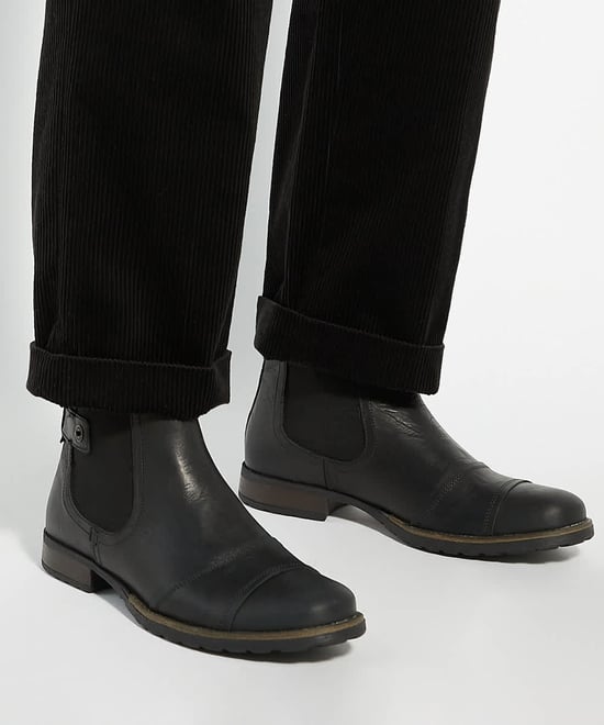 Dune Mens Saltwood Wf - Leather Casual Chelsea Boots - Image 3