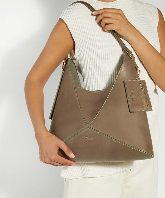 Dune Accessories Dinidearest - Leather Stitch Detail Shoulder Bag - Image 2