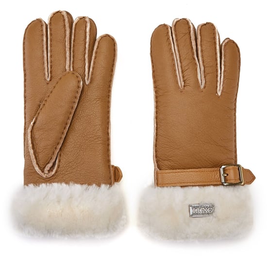 Cuff Gloves Leather Chestnut Gloves - Image 2