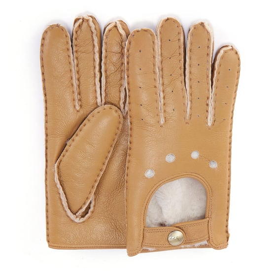 Moto Gloves Leather Chestnut Gloves - Image 2
