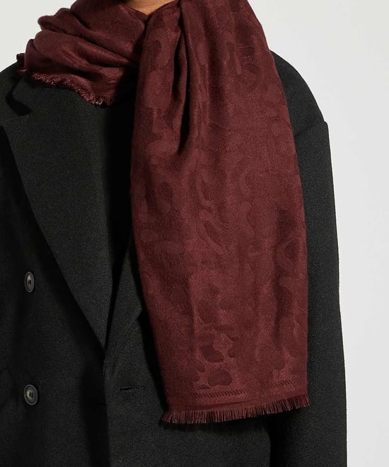 Dune Accessories Leopards - Fringed Leopard Print Scarf - Image 2