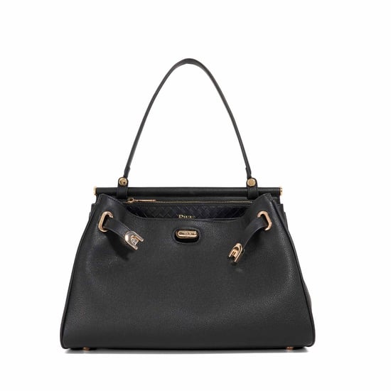 Dune Accessories Dynamic M - Leather Metal Trim Tote Bag - Image 1