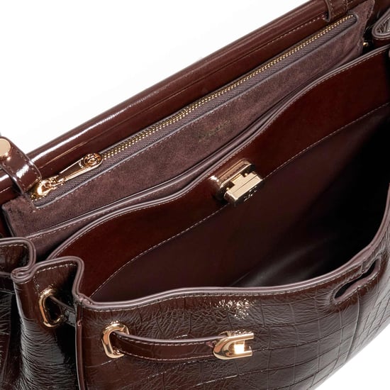 Dune Accessories Dynamic - Leather Metal Trim Tote Bag - Image 3