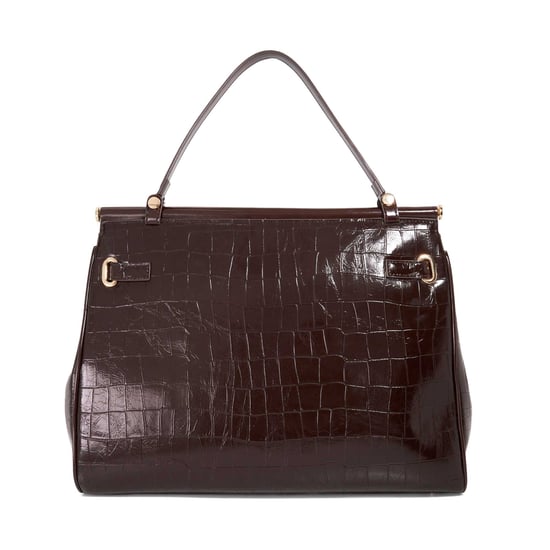 Dune Accessories Dynamic - Leather Metal Trim Tote Bag - Image 4