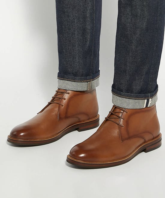 Dune Mens Maxxy - Leather Chukka Boots - Image 3