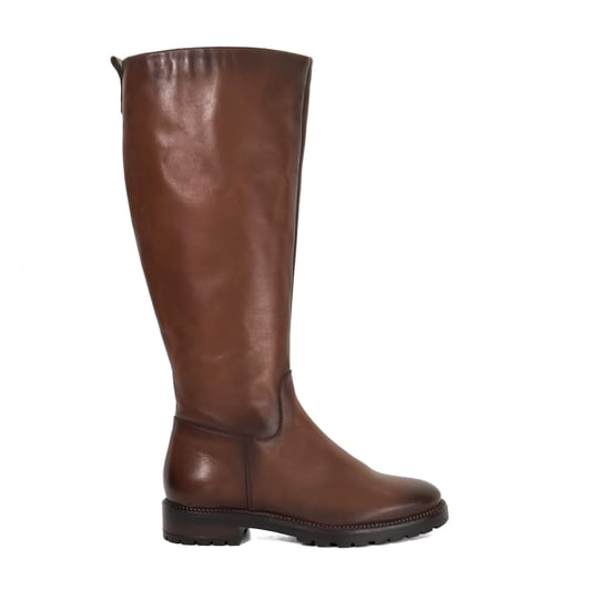 Dune Ladies Wftayah - Wide Fit Leather Knee High Boots - Image 2