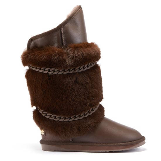 Atilla II Burnt Knee-High Boots - Image 1