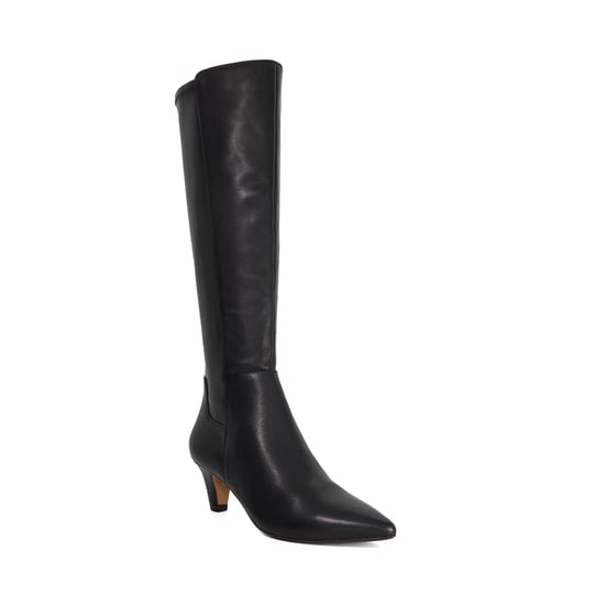 Dune Ladies Sera - Low Suede Knee-High Boots - Image 1