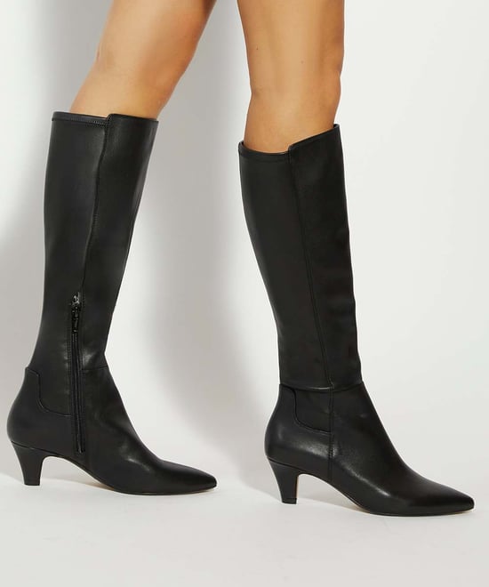 Dune Ladies Sera - Low Suede Knee-High Boots - Image 3