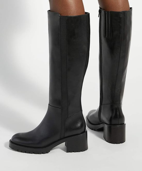 Dune Ladies Taisy - Leather Knee High Boots - Image 3