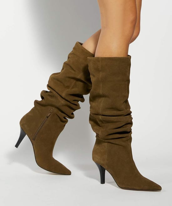 Dune Ladies Santi - Slouchy Leather Knee High Boots - Image 3