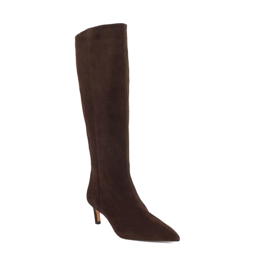 Dune Ladies Wf Smoothly - Kitten-Heel Knee-High Wide Fit Boots - Image 1
