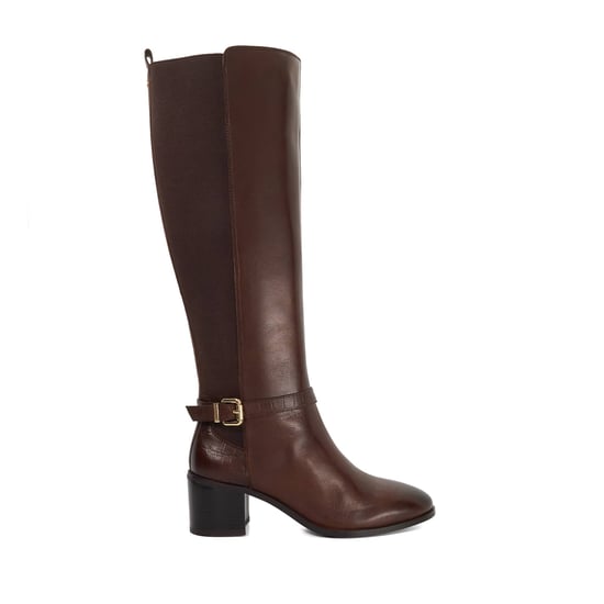 Dune Ladies Tilbys - Mid Height Leather Knee High Boots - Image 2