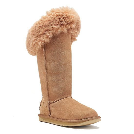 Foxy Tall Chestnut Knee-High Boots - Image 2