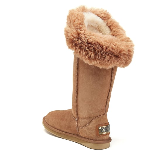 Foxy Tall Chestnut Knee-High Boots - Image 3